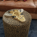 Tufted Giraffe Head Rug