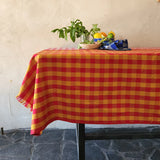 Gingham Tablecloth, Ketchup & Mustard