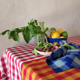 Gingham Tablecloth, Ketchup & Mustard