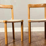 Vintage MCM Vico Magestretti Style Chairs, Set of 2