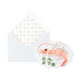 Shrimp Pop Up Greeting Card