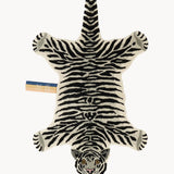 Snowy Tiger Rug, Large