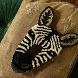 Tufted Zebra Animal Head