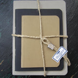 Set of 3 Books with Rope Twine